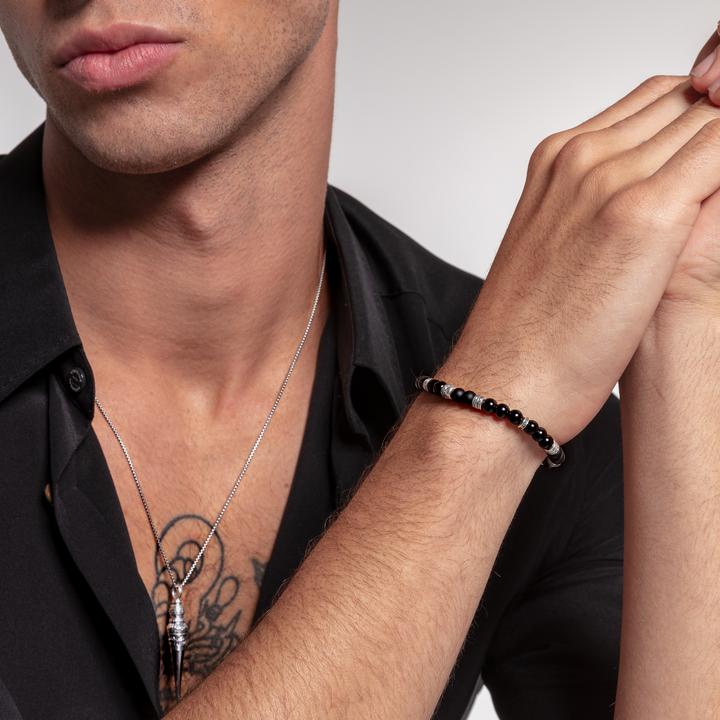 Produktbild Thomas Sabo Armband Talisman schwarz (15.50 cm, Sterlingsilber)