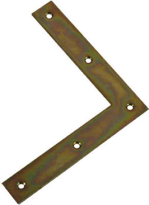 Alberts Staffa angolare quadrata 120 x 120 x 20 mm, zincata sendzimir, 1 pz. (Angoli, 40 pz.)