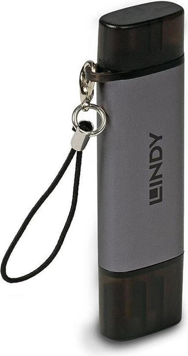 Actual product image Lindy Kartenleser (9-pole, USB-C)