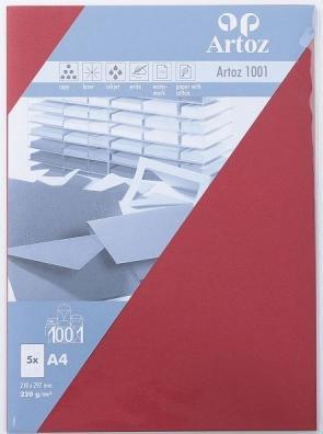Immagine prodotto Artoz 1001 carte rosso vino (A4, 220 g/m², 5 x)