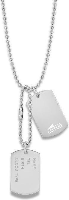Image du produit Lotus Style - Men Ìs steel necklace with pendants Urban Man LS2139-1 / 1 (Acier)