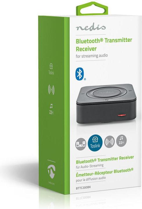 Immagine prodotto Nedis Ricetrasmettitore Bluetooth® | Connessioni - Ingresso: 1x AUX / 1x SPDIF | Connessioni - Uscita: 1x (10 m)