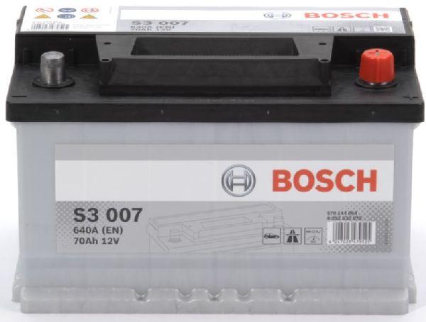 Produktbild Bosch Automotive Starterbatterie S3 070 12V 70Ah 640A (12 V, 70 Ah, 640 A)