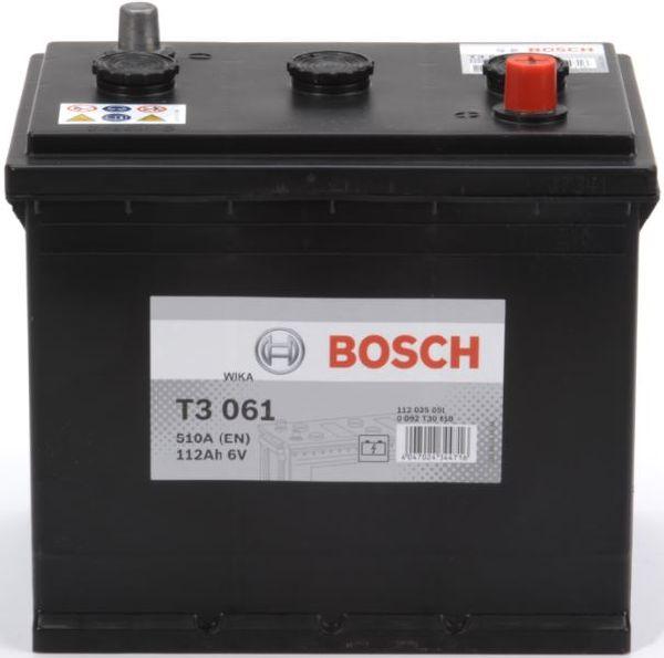 Actual product image Bosch Automotive Starter battery T3 061 6V 112Ah 510A (6 V, 112 Ah, 510 A)