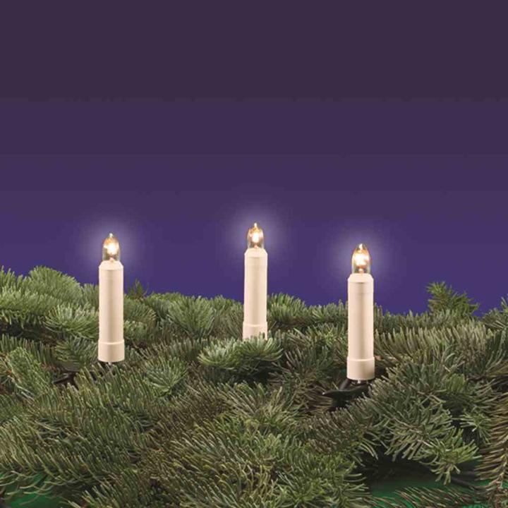 Rotpfeil Lichterkette Kerze 15m, 15 Lampen, outdoor (0.44 m)