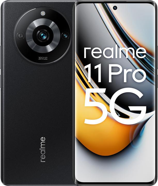 Produktbild realme 11 Pro (128 GB, Astral Black, 6.70", Dual SIM, 100 Mpx, 5G)