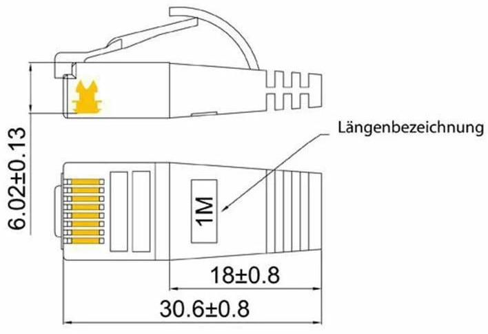 Productafbeelding Wirewin Netwerkkabel (STP, CAT6, 7.50 m)