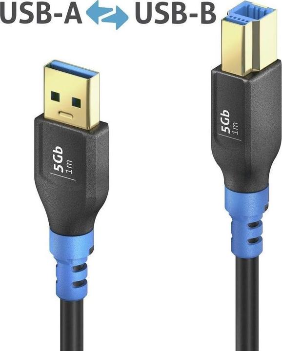 Immagine prodotto Purelink USB A – USB B (3 m, USB 3.2 Gen 1)