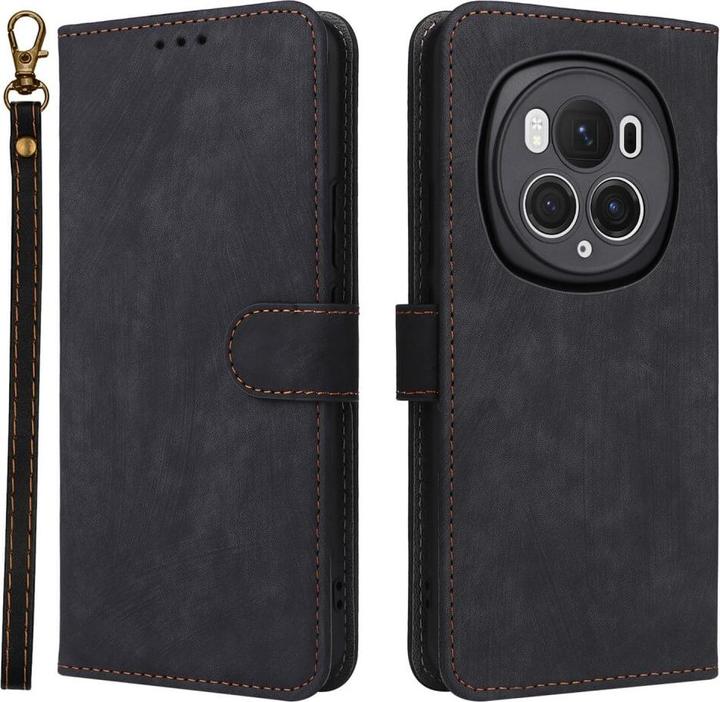 Cover-Discount Honor Magic6 Pro - Custodia con blocco RFID nera (Honor Magic6 Pro)