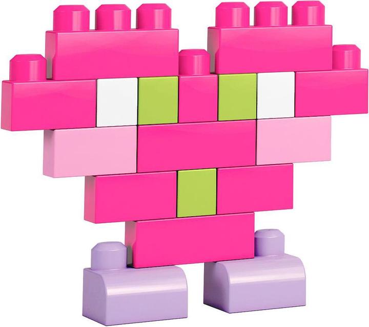 Produktbild Mega Bloks Bausteinebeutel pink (80 Teile)