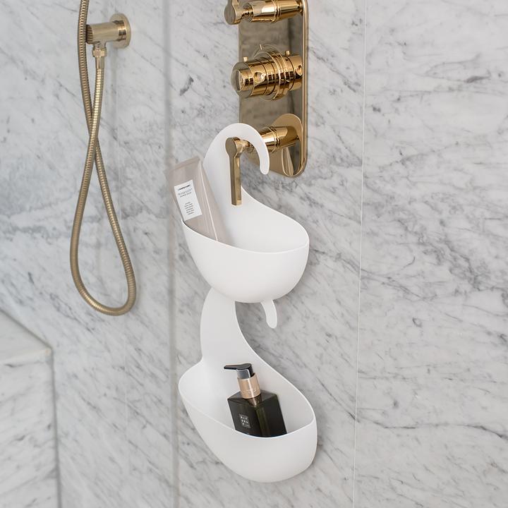 Produktbild Koziol Duschmittelhalter Utensilo Surf M, Beige (6.5 x 21.5 x 25 cm)