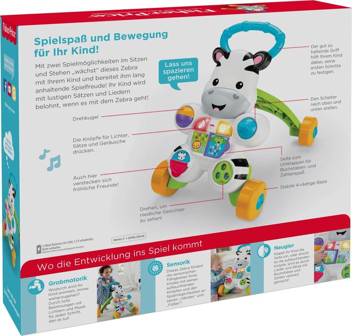 Actual product image Fisher-Price Learn with Me Zebra Walker
