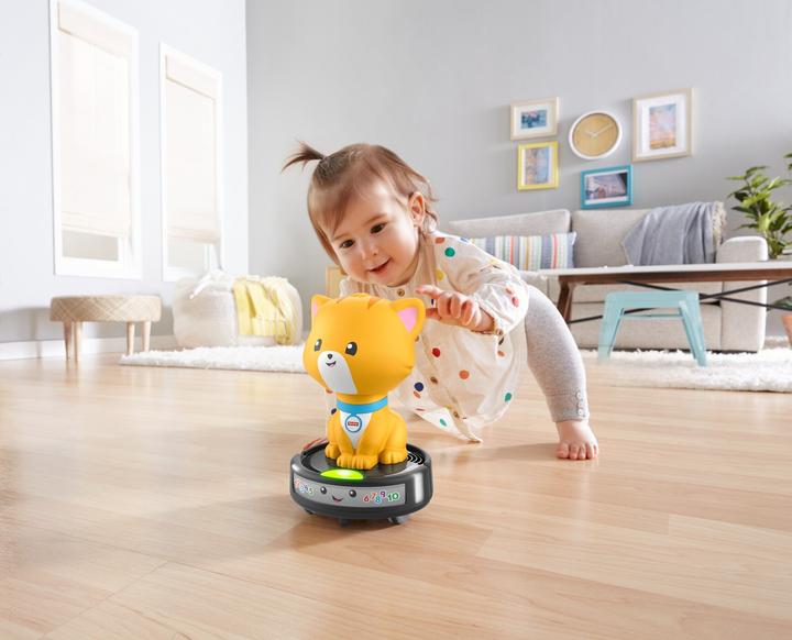 Produktbild Fisher-Price Krabbel mir nach - Saugroboter-Katze