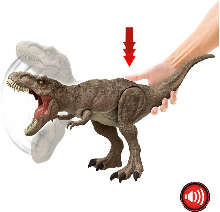 Produktbild Jurassic World Epic Evolution Actionfigur All-Out Attack Tyrannosaurus Rex