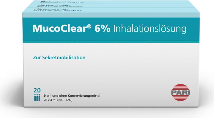 Produktbild PARI MucoClear 6% NaCl Inhalationslösung (20x4ml)