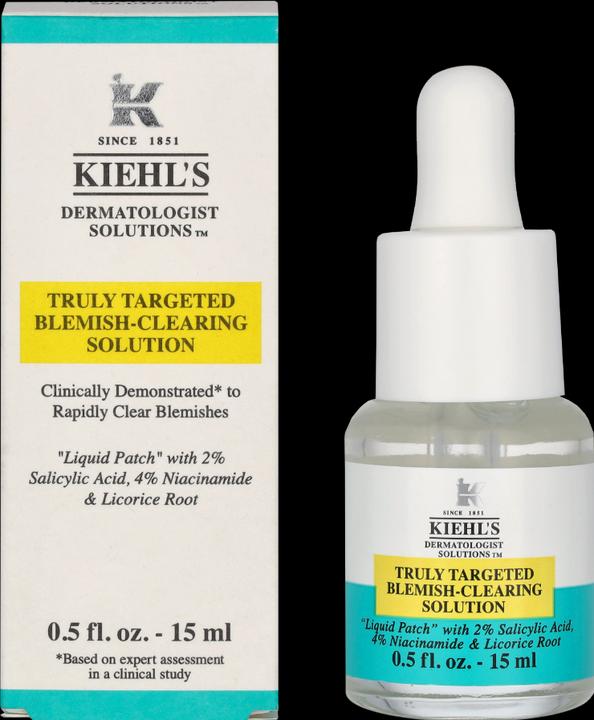 Actual product image Kiehl's Acne Clearing Solution 15 ml (Cleaning cloths, 15 ml)