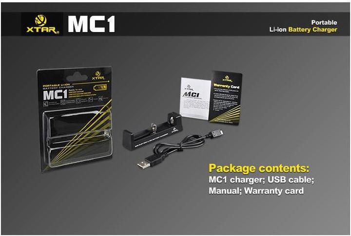 Produktbild Xtar MC1 Ladegerät (1 Stk., Ladegerät inkl. Akku)