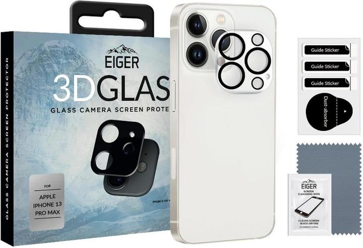 Actual product image Eiger Mountain Glass Lens (1 Piece, Apple iPhone 13 Pro Max)