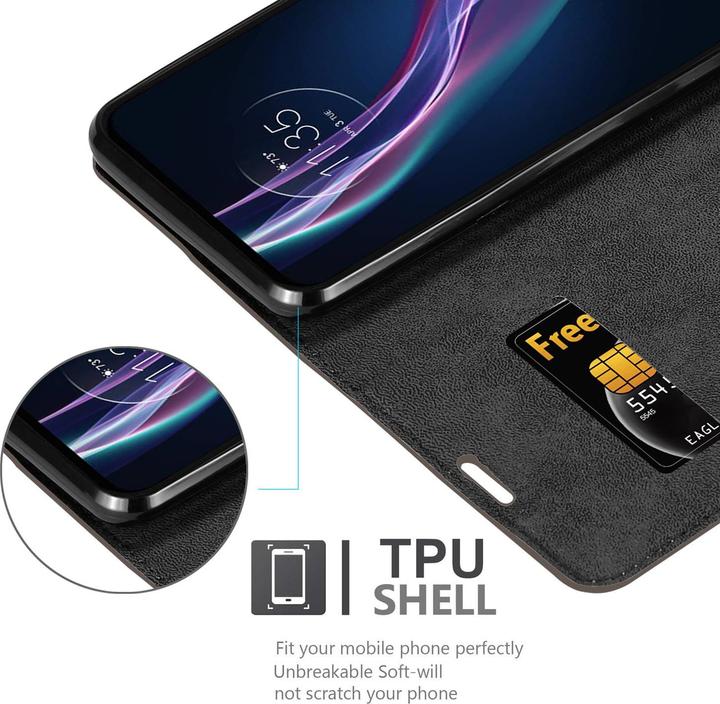 Immagine prodotto Cadorabo Copertina magnetica invisibile del libro (Motorola One Fusion+)