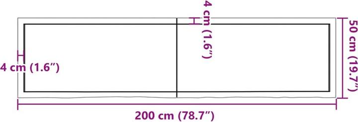 Image du produit VidaXL Emerald (200 x 6 x 50 cm)