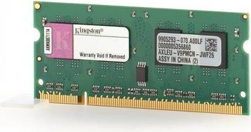 Produktbild Kingston 2GB DDR2-800 Modul, KAC-MEMG/2G (1 x 2GB, 800 MHz, DDR2-RAM, SO-DIMM)