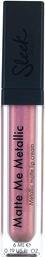 Actual product image Sleek MakeUP Matte Me Metallic Lip Cream Volcanic 6ml (Volcanic)