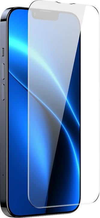 Produktbild Baseus All-glass Crystal Tempered Glass EasyStick Film iP14 (Pack of 2) (2 Stück, Apple iPhone 13 Pro Max, Apple iPhone 14 Plus)