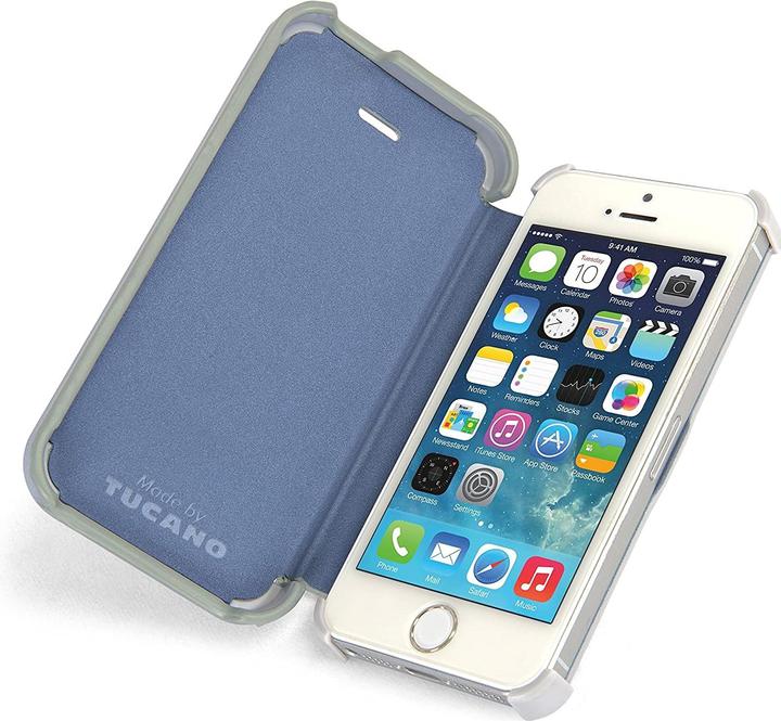 Produktbild Tucano Ancilia Hülle für iPhone 5/5S/SE Silber (Apple iPhone 5, Apple iPhone 5s)