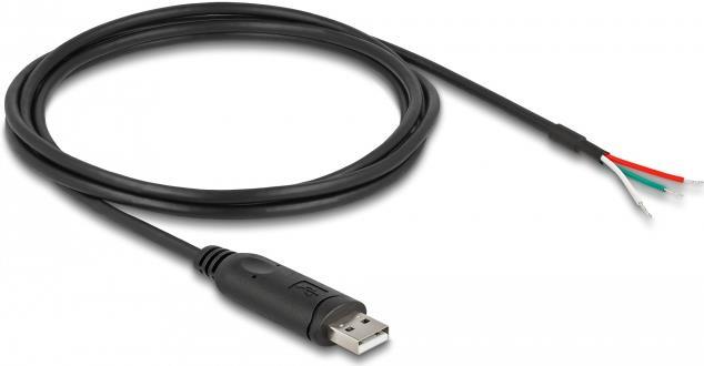 Immagine prodotto Delock Cavo adattatore da USB 2.0 Type-A a seriale RS-485 3 x aperto (2 m)