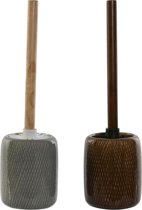 Immagine prodotto Esprit Toilettenbürste Home Braun Grau Polyäthylen Steingut 11 x 11 x 40 cm (2 Stück)