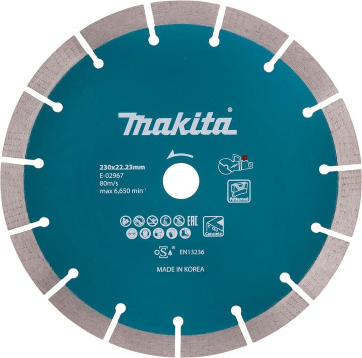 Actual product image Makita Diamond disc 230mm concrete