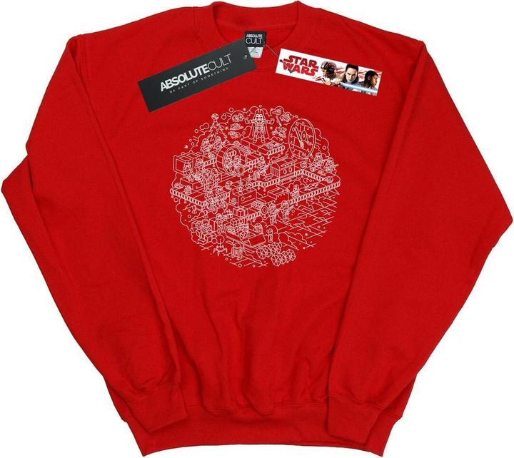 Immagine prodotto Star Wars Christmas Death Star Felpa Uomo (L)