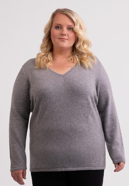 Cash-Mere Kaschmir V-Ausschnitt Pullover