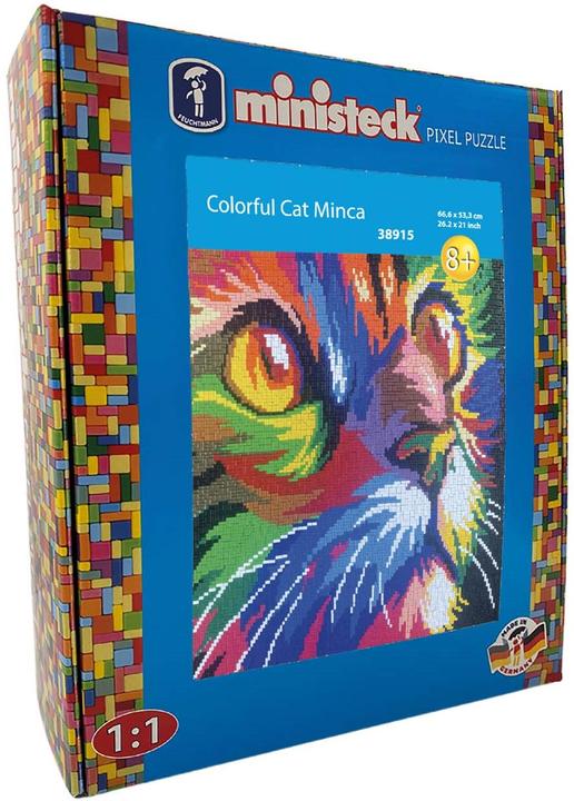 Produktbild Feuchtmann Ministeck Ministeck ART Colorfull Cat Minka - XXL Box 8600 stuks