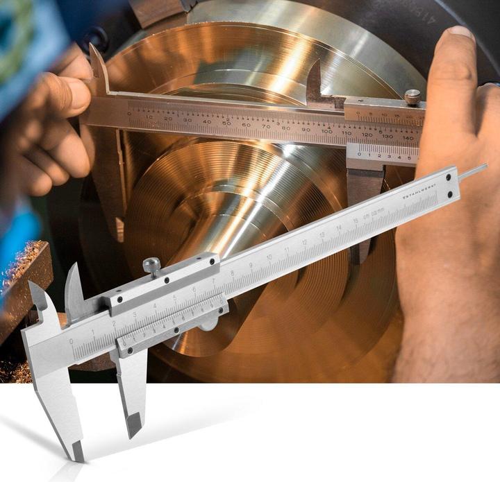 Produktbild Stahlwerk Messschieber 0-150 mm DIN 862 aus gehärtetem Carbon-Stahl (15 cm)