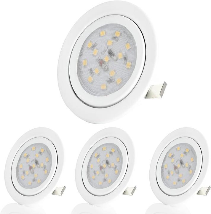 Immagine prodotto Sweet Led 4-teiliges LED Einbaustrahler-Set, flach (230 lm)