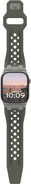 Produktbild UAG Urban Armor Gear Monarch Strap| Apple Watch Ultra/42/44/45/46mm| olive/titan| (194158117236) (Fluoroelastomer, Gummi)