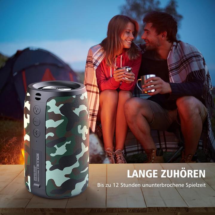 Immagine prodotto Zealot S32 Bluetooth-Lautsprecher (12 h, Batteria ricaricabile)
