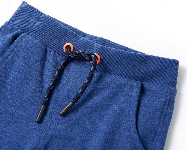 Immagine prodotto VidaXL Pantaloni della tuta da ginnastica per bambini blu scuro 140,Materiale: 80 (140)