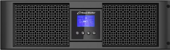 Actual product image Powerwalker VFI 6000 PRT HID 6000VA 5400W Online UPS Tower Rack Double Converter SNMP Slot HID (6000 VA, 5400 W, Online double converter UPS)