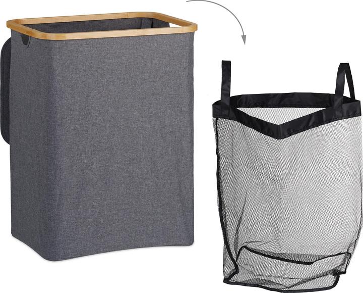 Actual product image Relaxdays Laundry basket (130 l)