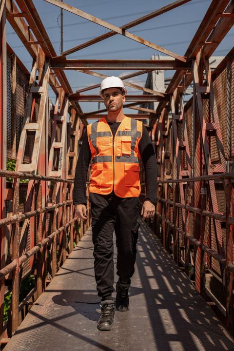 Actual product image Korntex Executive Mesh Multifunctional Warning Vest (M)