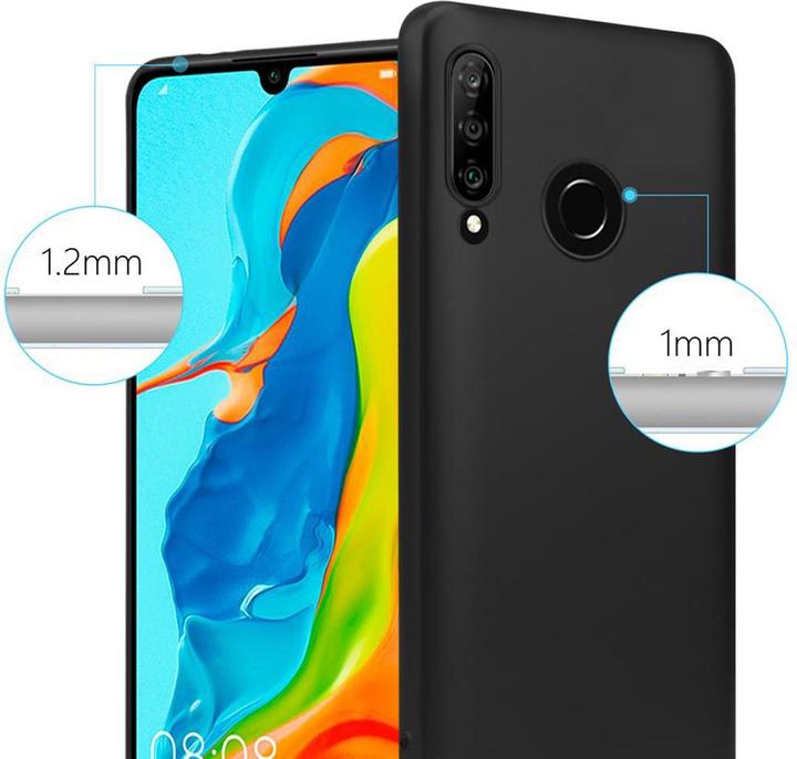 Image du produit Cadorabo Couverture métallique mate TPU (Huawei P30 Lite)