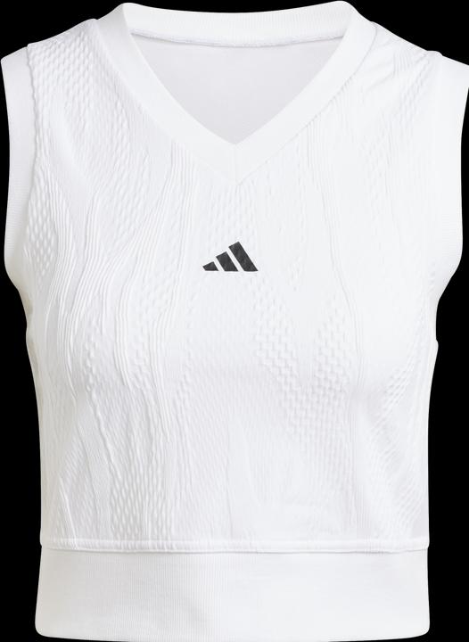adidas Crop Top Pro Damen weiss