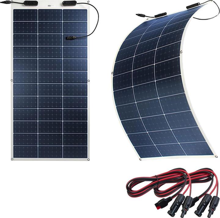 Actual product image Revolt Set of 2 flexible monocrystalline solar modules (100 W, 1.40 kg)