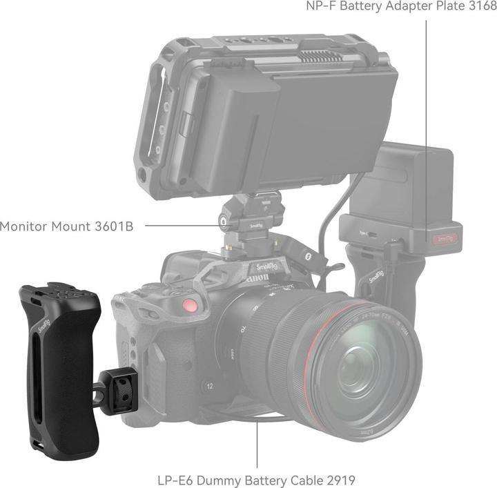 Actual product image SmallRig Side Handle with Two in One Locating Screw (Grip)