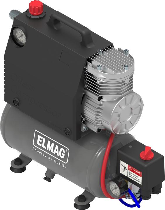 Actual product image Elmag Special compressor OIL-FREE SILVERSTONE 2 (8 bar, 5 l)