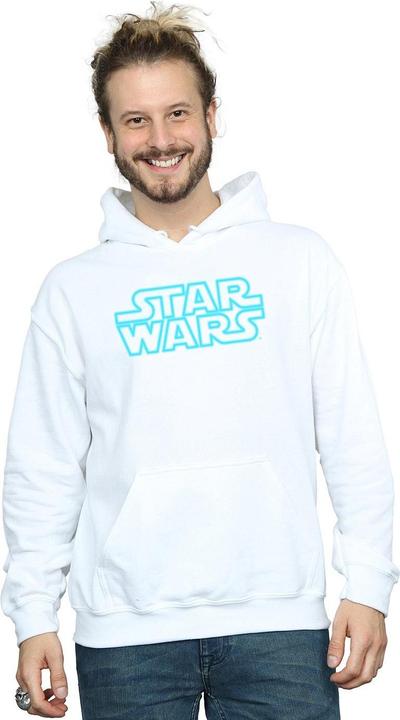 Immagine prodotto Star Wars Neon Sign Logo Felpa con Cappuccio Uomo (S)