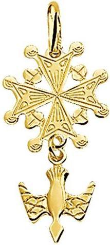 Produktbild Marie Celeste Anhänger Hugenoten Cross - 5,5 mm - Gold (Gelbgold)