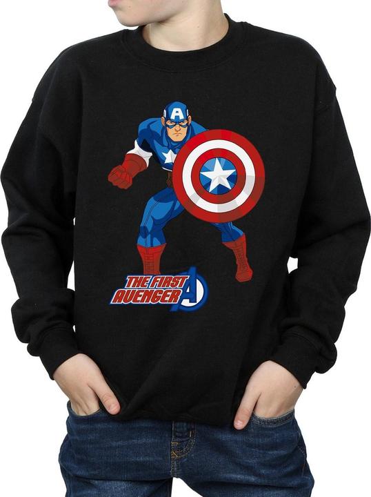 Image du produit - Sweat CAPTAIN AMERICA THE FIRST AVENGER - Garçon (152, 158)
